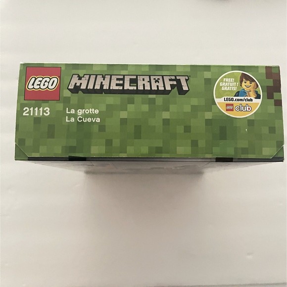 LEGO Minecraft The Cave 21113 Steve Zombie Spider Complete Set Retired New - Picture 4 of 8